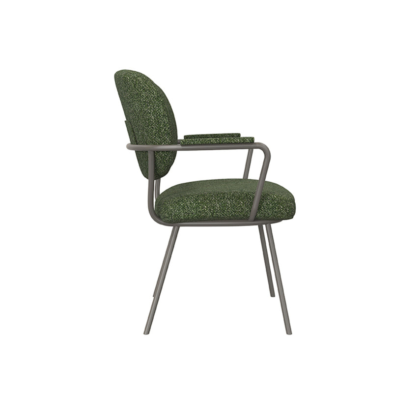 Eetkamerstoel Lausanne Forest Royal Boucle Forest 61x64x89 cm-Eetkamerstoelen-LABEL51