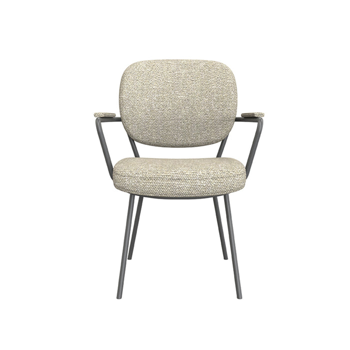 Eetkamerstoel Lausanne - Naturel - Royal Boucle-Eetkamerstoelen-LABEL51