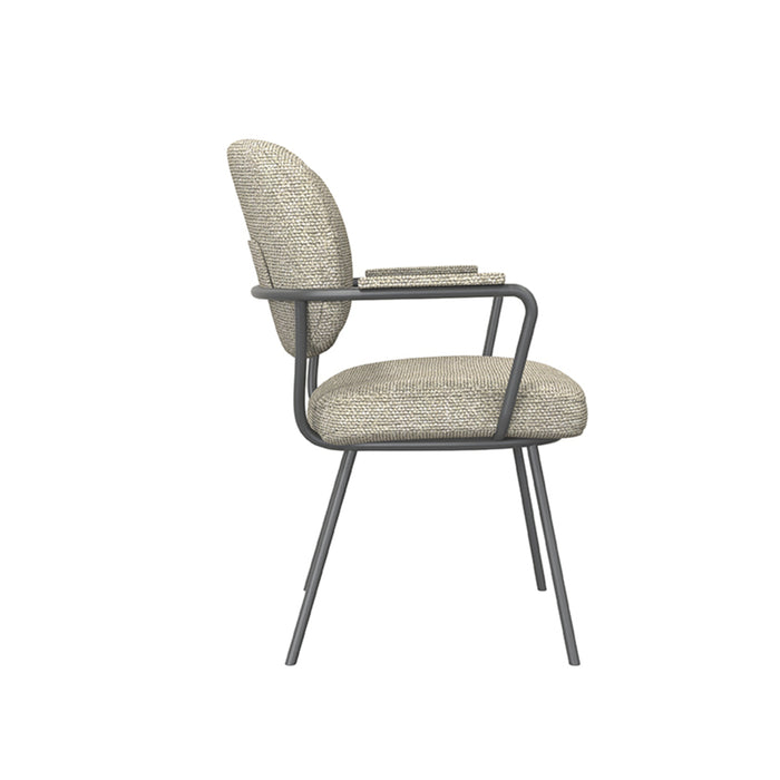 Eetkamerstoel Lausanne - Naturel - Royal Boucle-Eetkamerstoelen-LABEL51
