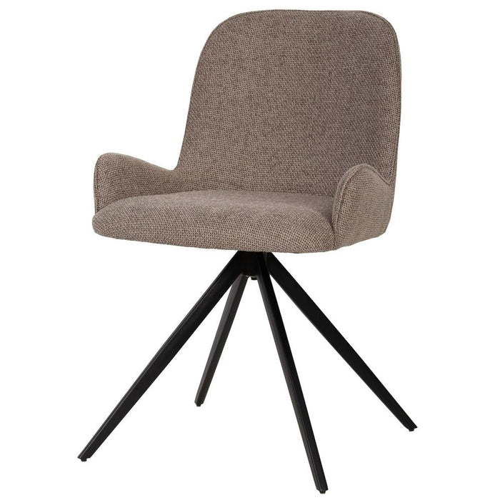 Eetkamerstoel Leander Polyester Crème 719897-PTMD
