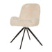 Eetkamerstoel Leander Polyester Crème 724887-PTMD
