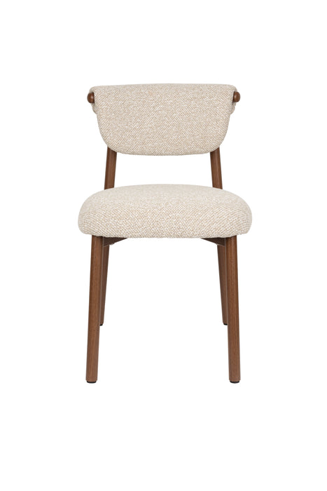 Eetkamerstoel Lee Dining Chair Polyester, Metaal Beige, sfeerbeeld 5