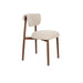 Eetkamerstoel Lee Polyester Beige 57x46 cm-Eetkamerstoelen-Creating Home