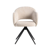 Eetkamerstoel Lela Naturel Elite Draaibaar 56x58x83 cm-Eetkamerstoelen-LABEL51