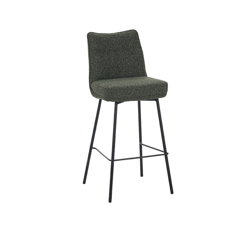 Eetkamerstoel Lennon Forest Royal Boucle Hoog 46x55x107 cm-Barkrukken-LABEL51