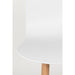 Eetkamerstoel Leon Polypropyleen Wit 49x44.5 cm-Eetkamerstoelen-Creating Home