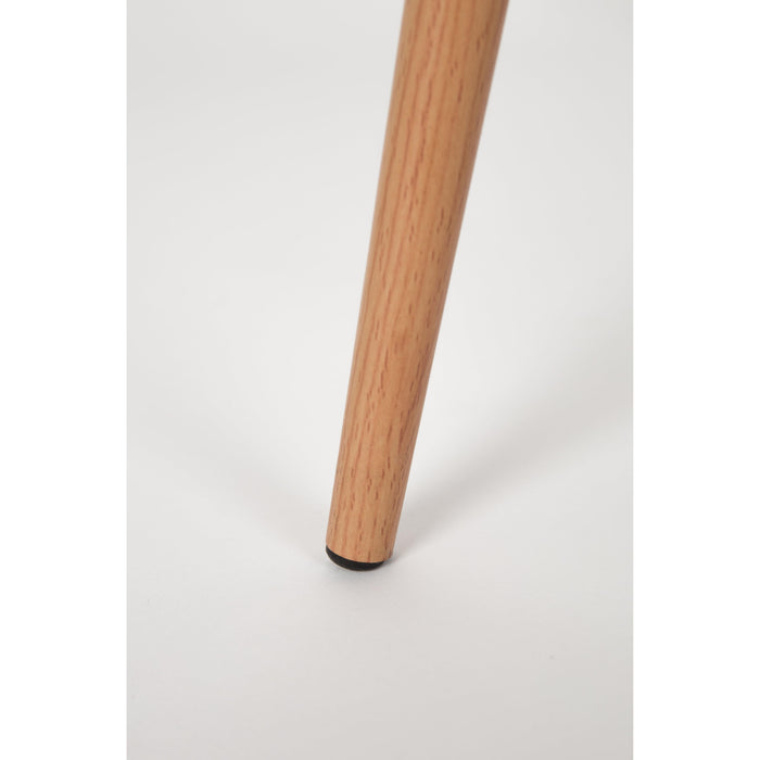 Eetkamerstoel Leon Polypropyleen Wit 49x44.5 cm-Eetkamerstoelen-Creating Home