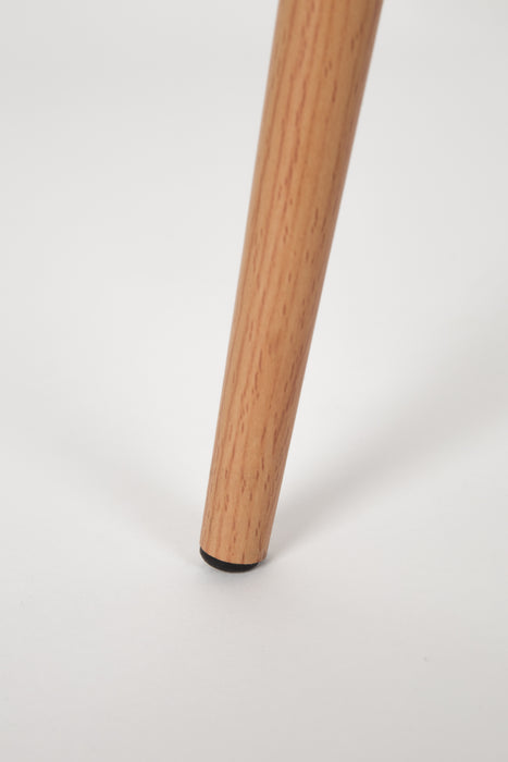 Eetkamerstoel Leon Polypropyleen Wit 49x44.5 cm-Eetkamerstoelen-Creating Home