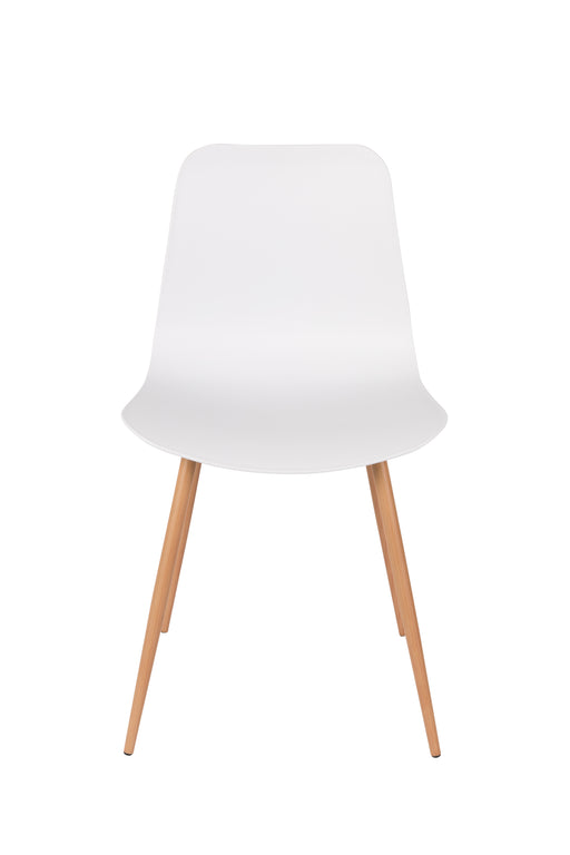 Eetkamerstoel Leon Polypropyleen Wit 49x44.5 cm-Fauteuils-Creating Home