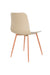 Eetkamerstoel Leon Steel Beige 49x44 cm-Eetkamerstoelen-Creating Home