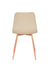 Eetkamerstoel Leon Steel Beige 49x44 cm-Fauteuils-Creating Home