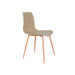 Eetkamerstoel Leon Steel Beige 49x44 cm-Fauteuils-Creating Home