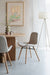 Eetkamerstoel Lester Polyester Beige 51x55.5 cm