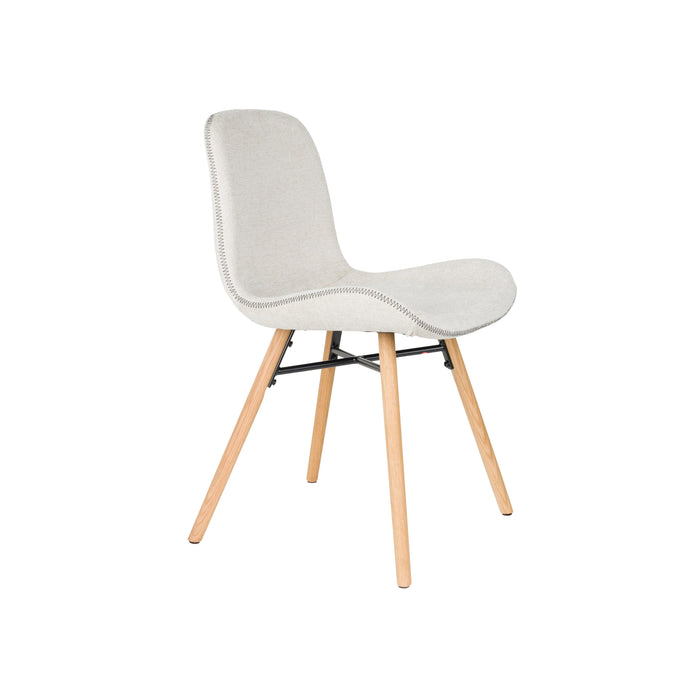 Eetkamerstoel Lester Polyester Beige 51x55.5 cm-Eetkamerstoelen-Creating Home