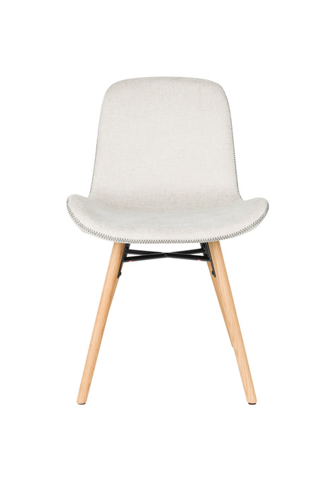 Eetkamerstoel Lester Polyester Beige 51x55.5 cm-Eetkamerstoelen-Creating Home