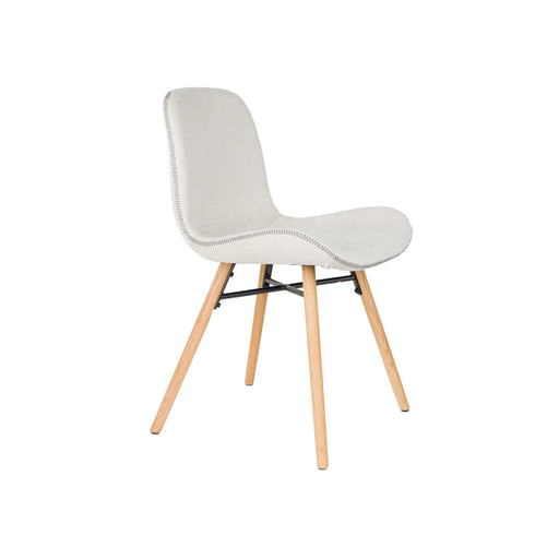 Eetkamerstoel Lester Polyester Beige 51x55.5 cm-Fauteuils-Creating Home