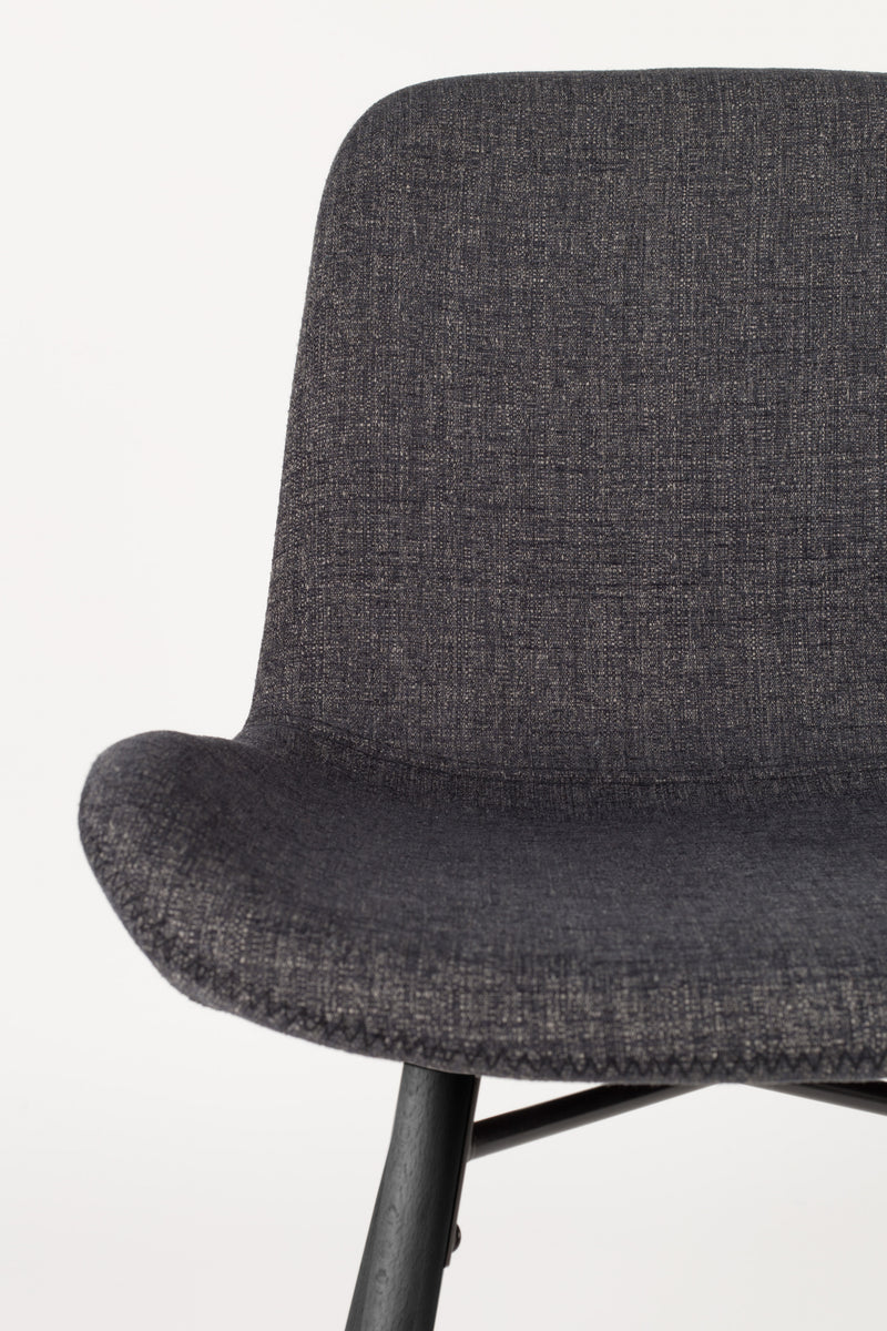 Eetkamerstoel Lester Stof Donkergrijs 55x50 cm-Eetkamerstoelen-Creating Home