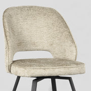 Eetkamerstoel Lewis Beige Elegance Draaibaar 52x66x84 cm-Eetkamerstoelen-LABEL51