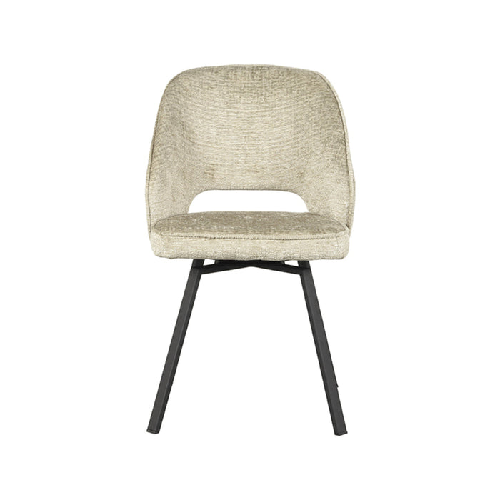 Eetkamerstoel Lewis - Beige - Elegance - Draaibaar-Eetkamerstoelen-LABEL51