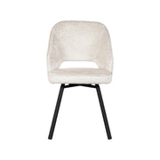 Eetkamerstoel Lewis Creme Elegance Draaibaar 52x58x84 cm-Eetkamerstoelen-LABEL51