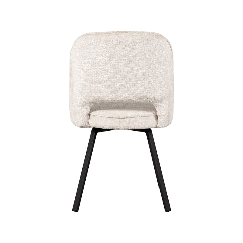 Eetkamerstoel Lewis Creme Elegance Draaibaar 52x58x84 cm-Eetkamerstoelen-LABEL51