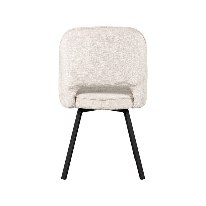 Eetkamerstoel Lewis - Creme - Elegance - Draaibaar-Eetkamerstoelen-LABEL51