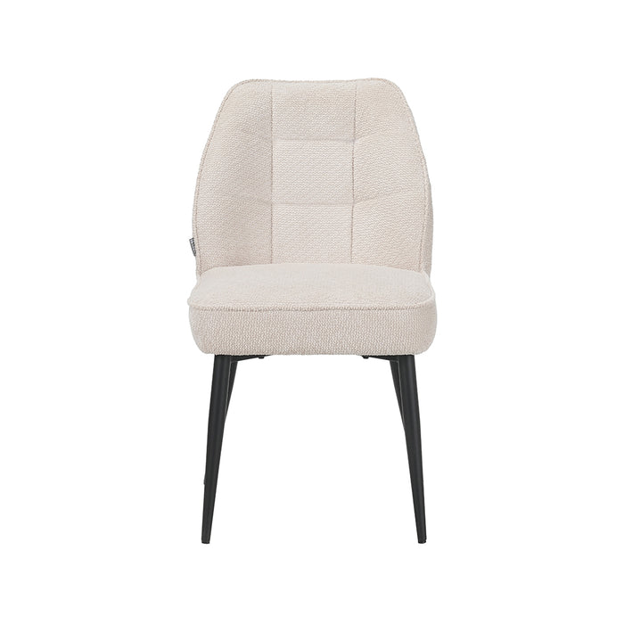 Eetkamerstoel Liam Geweven Beige-Eetkamerstoelen-LABEL51