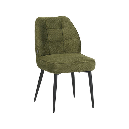 Eetkamerstoel Liam Geweven Groen-Eetkamerstoelen-LABEL51