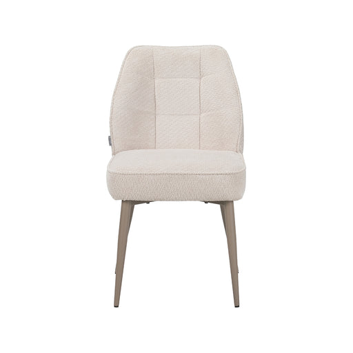Eetkamerstoel Liam Stof Naturel 48x62x83 cm-Eetkamerstoelen-LABEL51