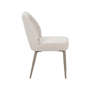Eetkamerstoel Liam Stof Naturel 48x62x83 cm-Eetkamerstoelen-LABEL51