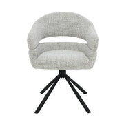 Eetkamerstoel Linn Bisque Oasis Draaibaar 58 cm 58x62x85 cm-Eetkamerstoelen-Livingfurn