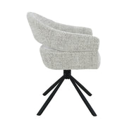 Eetkamerstoel Linn Bisque Oasis Draaibaar 58 cm 58x62x85 cm-Eetkamerstoelen-Livingfurn