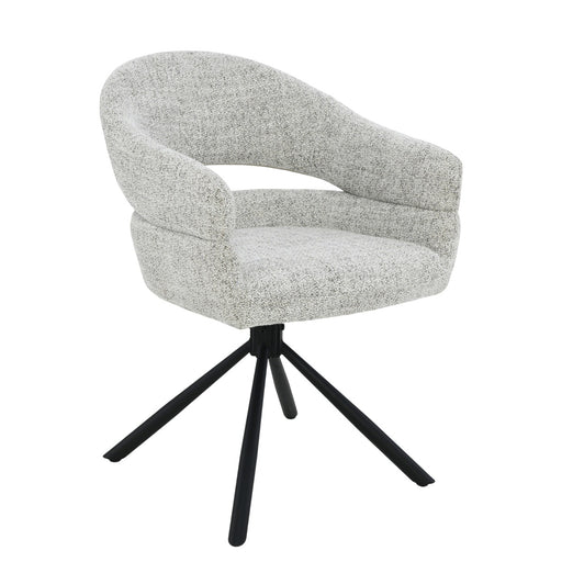 Eetkamerstoel Linn Bisque Oasis Draaibaar 58 cm-Livingfurn