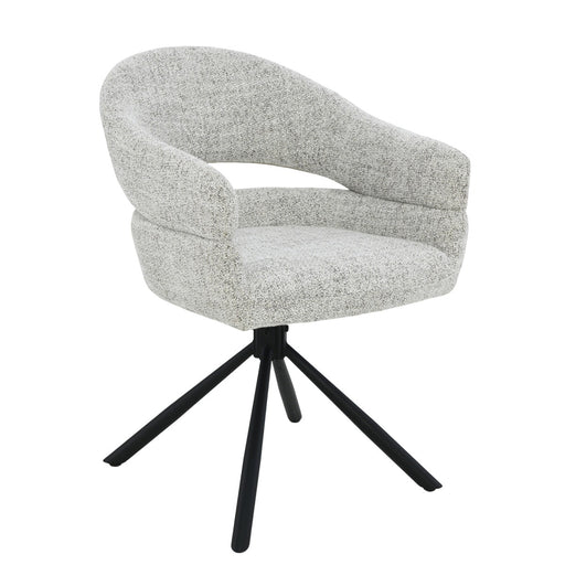 Eetkamerstoel Linn Bisque Oasis Draaibaar 58 cm-Livingfurn