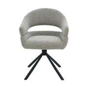 Eetkamerstoel Linn Taupe Draaibaar 58 cm 58x62x85 cm-Eetkamerstoelen-Livingfurn