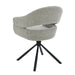 Eetkamerstoel Linn Taupe Draaibaar 58 cm 58x62x85 cm-Eetkamerstoelen-Livingfurn