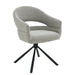 Eetkamerstoel Linn Taupe Draaibaar 58 cm 58x62x85 cm-Eetkamerstoelen-Livingfurn