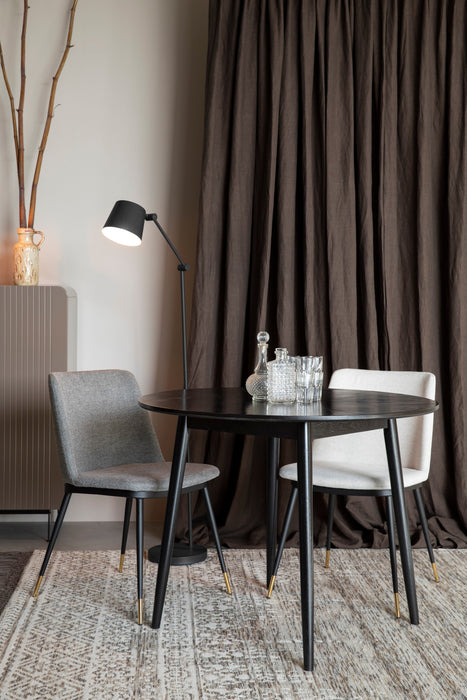 Eetkamerstoel Lionel Light Nylon en polyester Grijs 63x49.6 cm