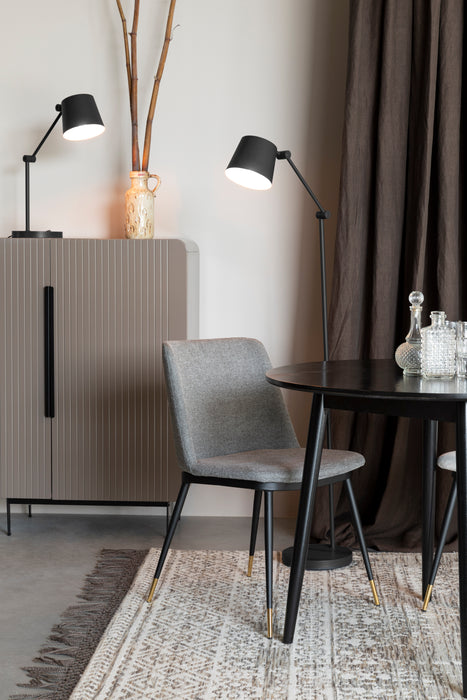 Eetkamerstoel Lionel Light Nylon en polyester Grijs 63x49.6 cm-Eetkamerstoelen-Creating Home