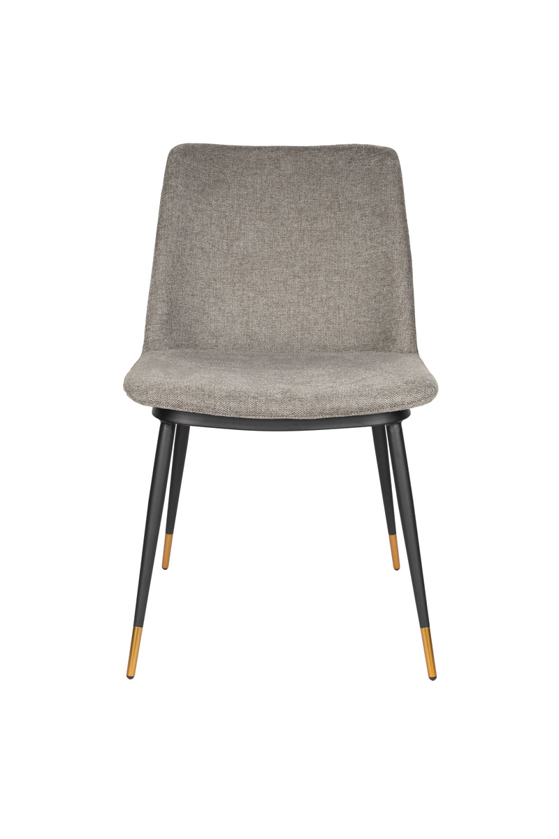 Eetkamerstoel Lionel Light Nylon en polyester Grijs 63x49.6 cm-Eetkamerstoelen-Creating Home