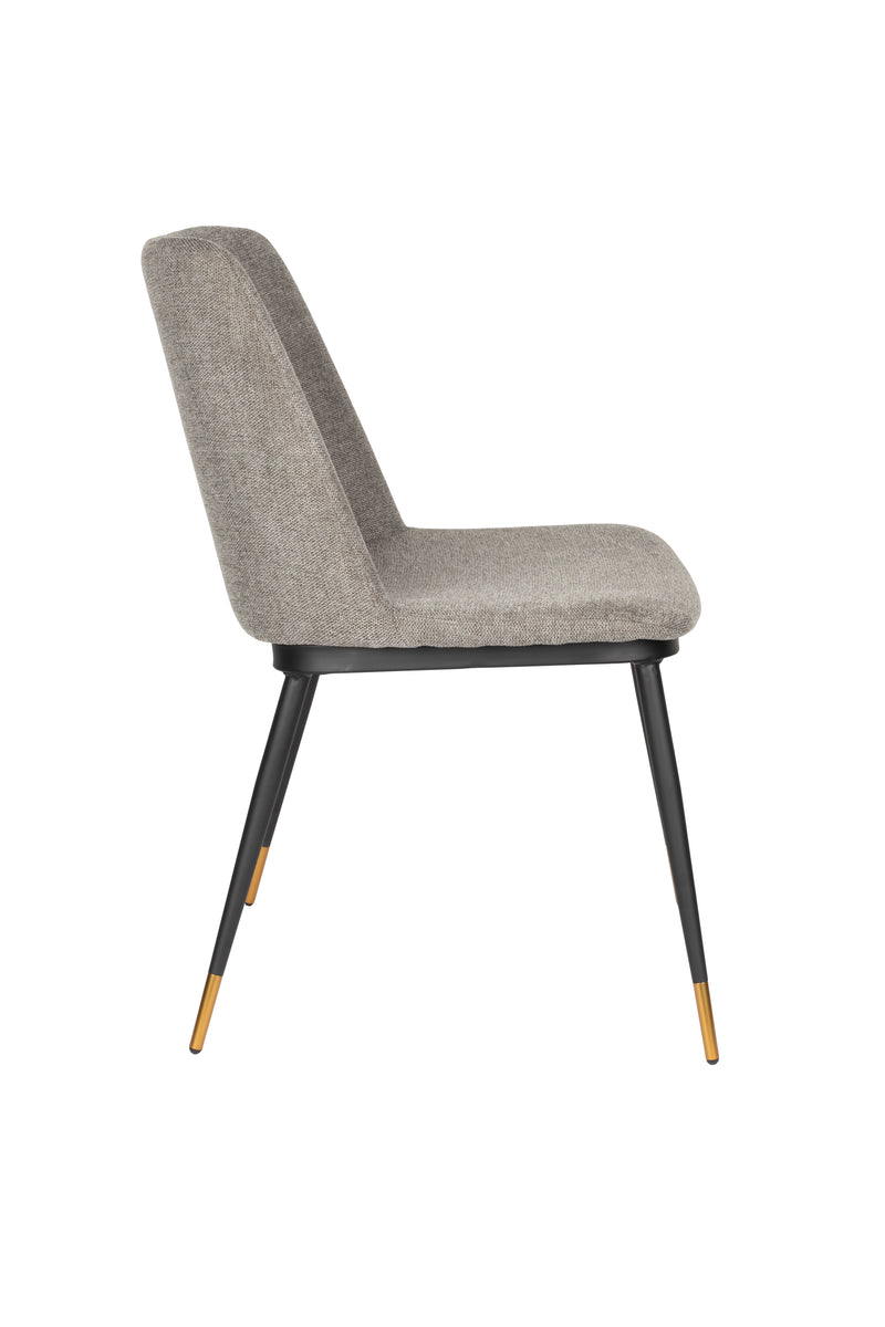 Eetkamerstoel Lionel Light Nylon en polyester Grijs 63x49.6 cm-Eetkamerstoelen-Creating Home