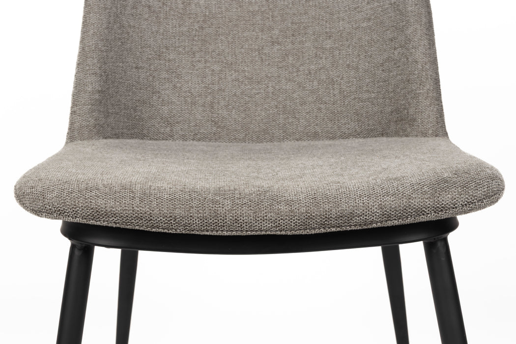Eetkamerstoel Lionel Light Nylon en polyester Grijs 63x49.6 cm-Fauteuils-Creating Home