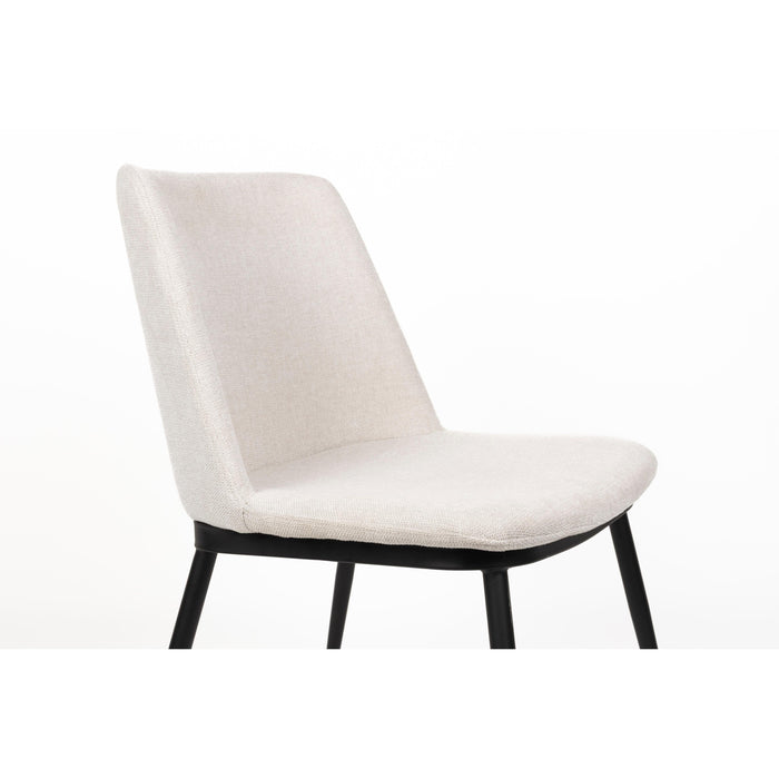 Eetkamerstoel Lionel Nylon en polyester Beige 63x49.6 cm-Eetkamerstoelen-Creating Home