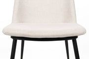 Eetkamerstoel Lionel Nylon en polyester Beige 63x49.6 cm-Eetkamerstoelen-Creating Home