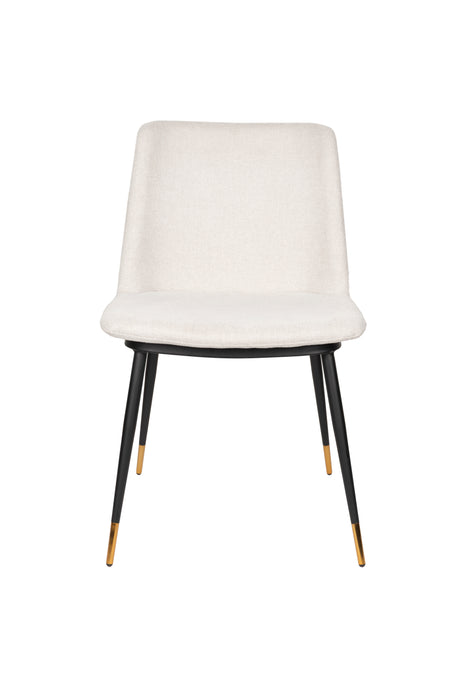 Eetkamerstoel Lionel Nylon en polyester Beige 63x49.6 cm-Fauteuils-Creating Home