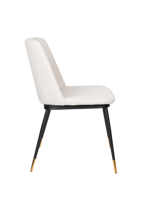Eetkamerstoel Lionel Nylon en polyester Beige 63x49.6 cm-Fauteuils-Creating Home