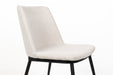Eetkamerstoel Lionel Nylon en polyester Beige 63x49.6 cm-Fauteuils-Creating Home