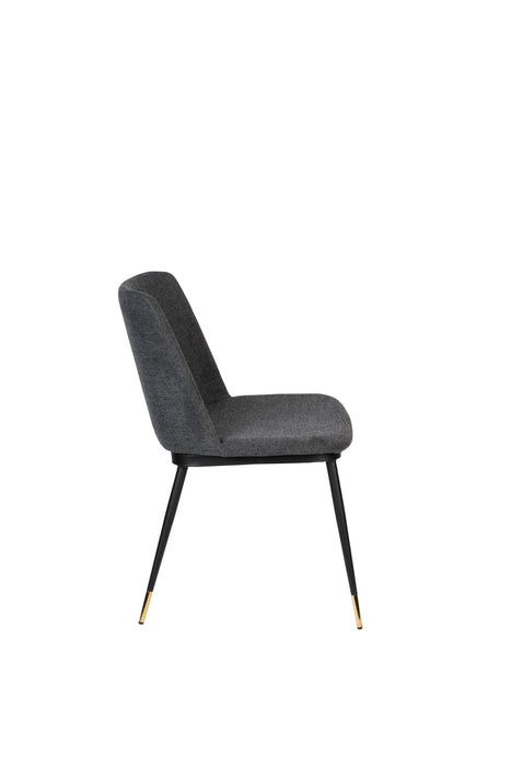 Eetkamerstoel Lionel Nylon en polyester Donkergrijs 63x49.6 cm-Eetkamerstoelen-Creating Home