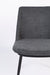 Eetkamerstoel Lionel Nylon en polyester Donkergrijs 63x49.6 cm-Eetkamerstoelen-Creating Home