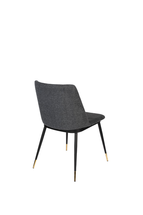 Eetkamerstoel Lionel Nylon en polyester Donkergrijs 63x49.6 cm-Fauteuils-Creating Home